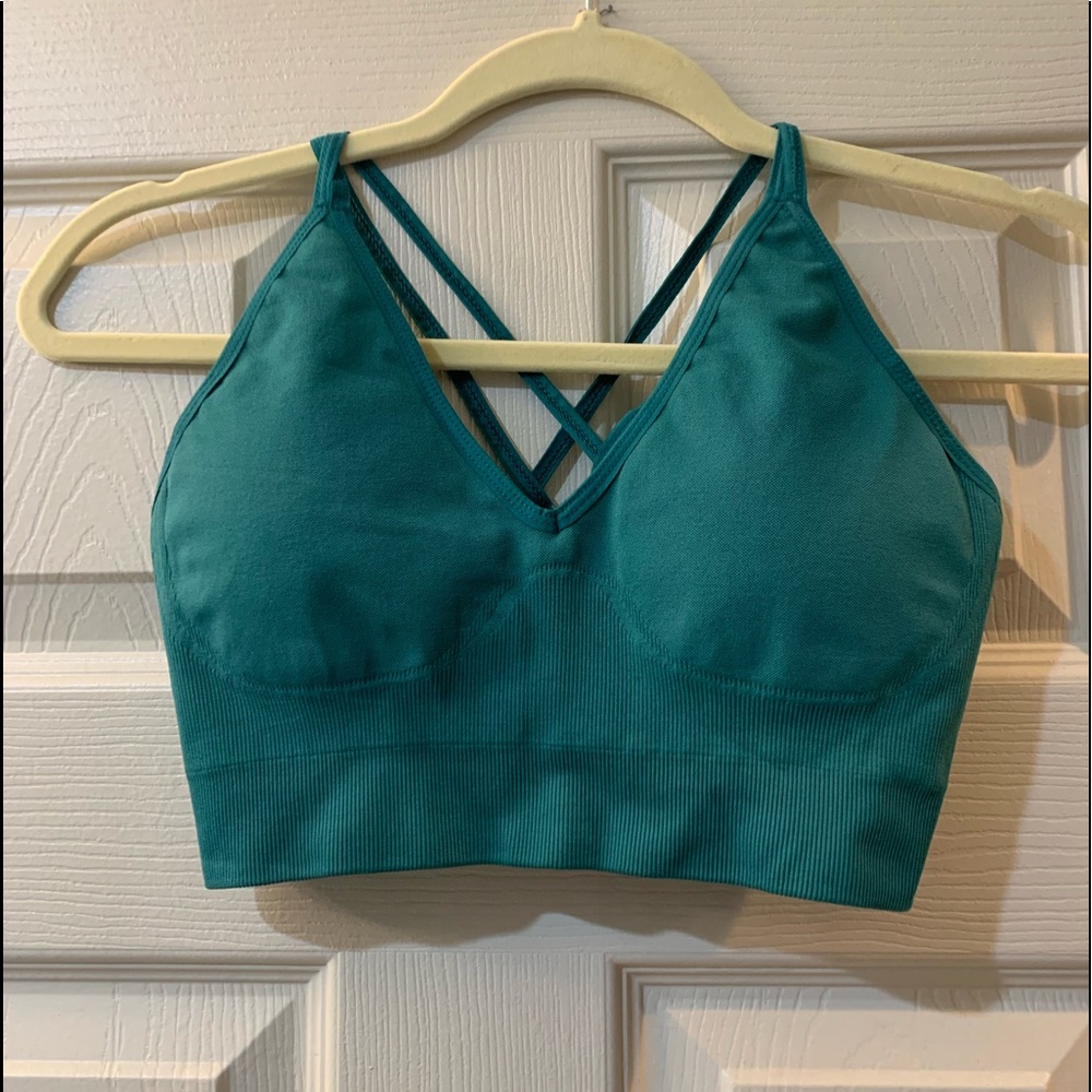 Tala Green Sports Bra Medium